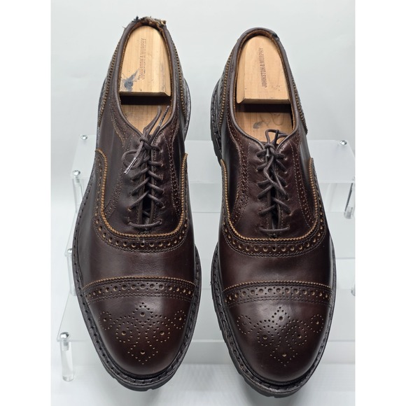 Allen Edmonds Strandmonk Leather Cap Toe Wingtip Shoes Oxford Men\'s Size 11.5 main image 6